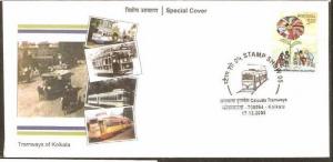 India 2005 Electric & Horse - Tramways of Kolkata Public Transport Special Co...