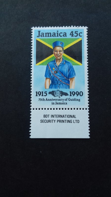 Jamaica 1990 The 75th Anniversary of Guiding in Jamaica Unused