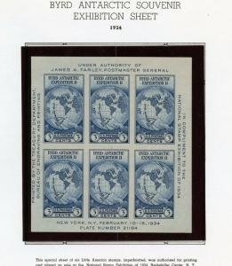 UNITED STATES  SELECTION OF 5  DIFFERENT SOUVENIR SHEETS MINT NEVER HINGED
