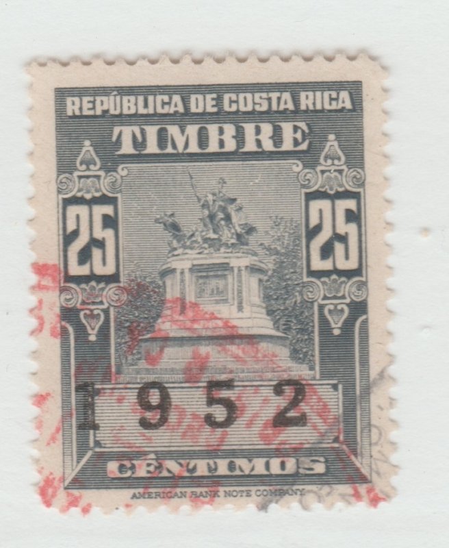 Costa Rica revenue fiscal stamp 9-13-11 TNX