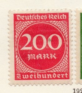 Germany 1923 Early Issue Fine Mint Hinged 200m. 120308