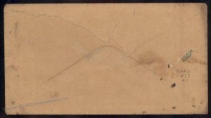 CSA #11 Civil War Confederate Cover Eufaula Alabama 92876