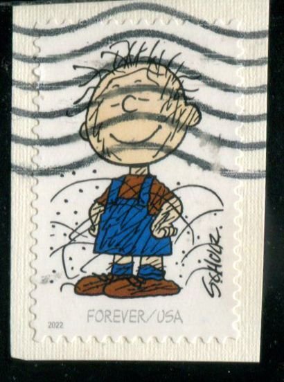 5726e US (60c) Charles M Schulz - Pigpen SA, used on paper