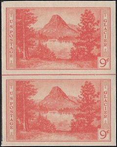 764 Mint,NGAI,NH... Horizontal Line Pair... SCV $5.00