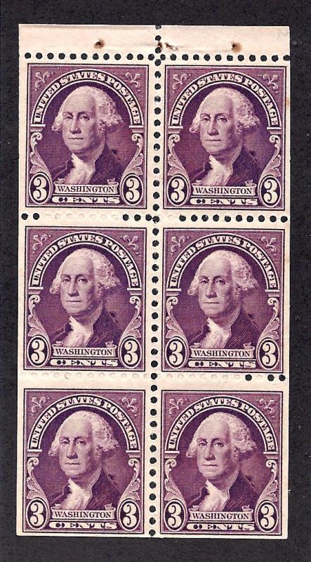 720b Mint,OG,NH... Booklet Pane... SCV $60.00