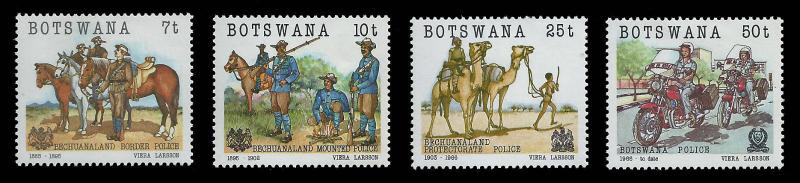 BOTSWANA #368-371, MH