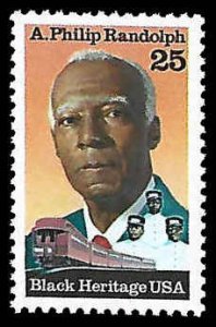 PCBstamps   US #2402 25c A.P. Randolph, Black Heritage, MNH, (49)