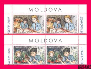 MOLDOVA 2007 Europa CEPT Scouts Scouting Movement Centenary 4v Sc556-557 MNH