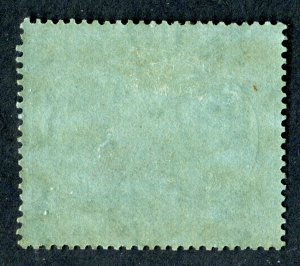 Dominica 1923 KGV. 2/6d black & red/blue. Mint. LH. SG85.