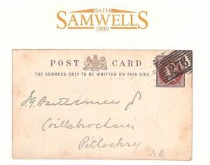 MS1653 GB SCOTLAND Stationery *Royal Geographical Society* Card Used Pencaitland