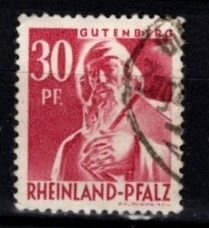 Germany - Rhine Palatinate #6N9 Gutenberg - Used