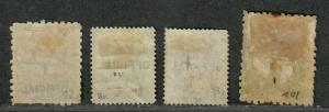 British Guiana Sc#96-102 M+U/H/F, Partial Set, Cv. $735