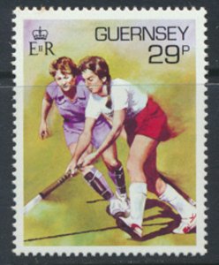 Guernsey  SG 374  SC# 339 Sport Hockey MNH see scan 