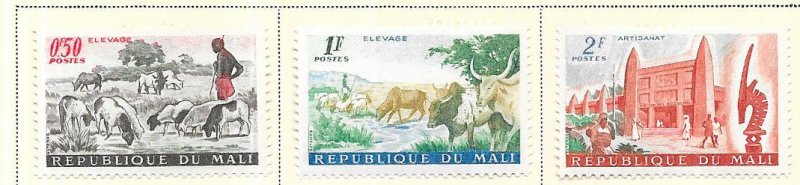 Republic of Mali #16-18   (U) CV $0.75