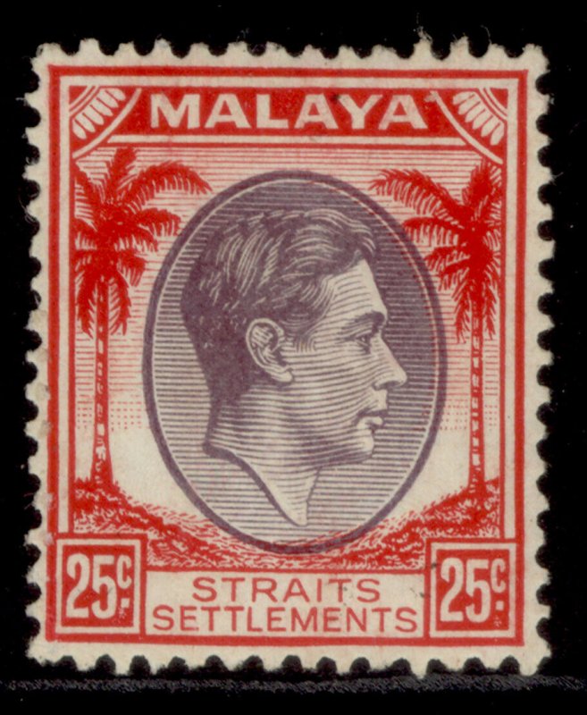 MALAYSIA - Straits Settlements GVI SG286, 25c, M MINT. Cat £48. 