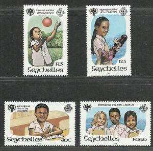 Seychelles 1979 Very Fine MNH Stamps Scott # 438-441 CV 1.00 $ 