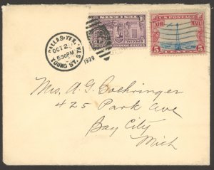 U.S. #C11 USED ON COVER