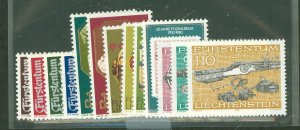 Liechtenstein #681-93  Single (Complete Set)