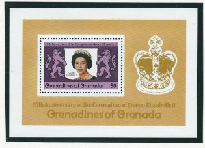 Grenada Grenadines QEII 25th Coronation ann.  sheetlet mnh sc 273