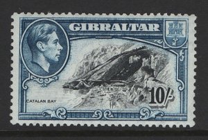 Gibraltar 1938 10s perf 13 very fine mint sg130b cat £45