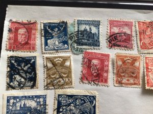 Czechoslovakia  used stamps  A12682