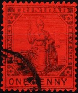 Trinidad and Tobago. 1896 1d S.G.127 Fine Used
