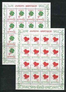 Romania 1998, Europa, festivals 2 m/ss, MNH
