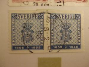 Sweden #474 used pair
