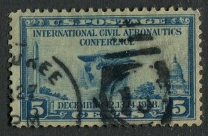 650  5c  International Civil Aeronautics Conference Used