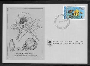 Just Fun Cover Nicaragua #C966 FDC Royal Horticultural Society (my5373)