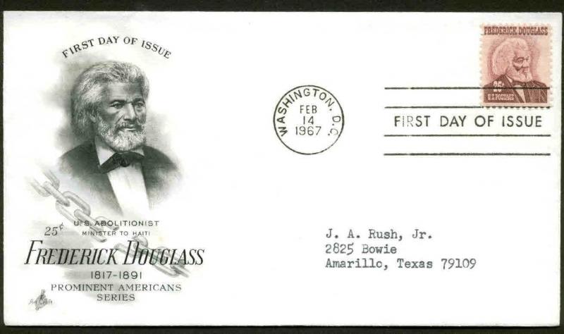 1290 DOUGLAS FDC WASHINGTON, DC ART CRAFT CACHET