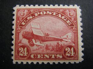 Scott C6, 24c DeHavilland Biplane, MNH single, Airmail Beauty