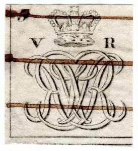 (I.B) QV Revenue : Impressed Duty Cypher Seal (Royal Crown)