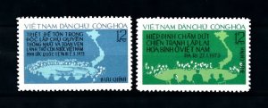 Vietnam 1975 MNH Stamps Scott 753-754 Peace Paris Agreement