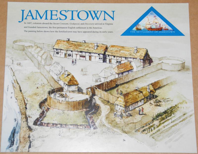 2007 sheet Jamestown 400th Anniversary, Sc#4136