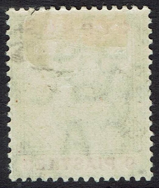 CYPRUS 1904 KEVII 9PI WMK MULTI CROWN CA