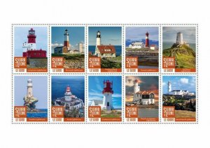 2020/06- SIERRA LEONE - LIGHTHOUSES      10V    MNH **