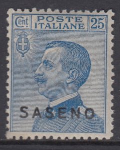 ITALY - SASENO n.4 cv 480$ - MNH** SUPER CENTERED