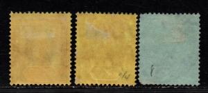 $Nigeria Sc#13,14,15 used-M/H/F-VF, part set, Cv. $31.10 