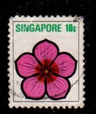 Singapore - #191 Madigascar Periwinkle - Used