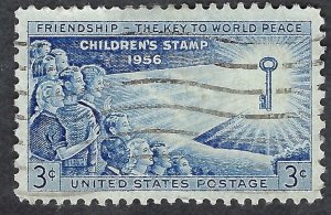 United States #1085 3¢ Children's Stamp (1956). Used