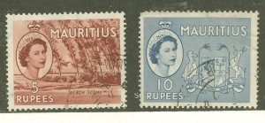 Mauritius #264-265 Used Single