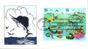 #2863-66 Wonders of the Sea Heritage FDC