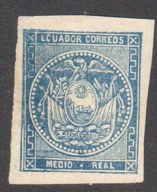 Ecuador #2 Mint No gum+ #6 Used