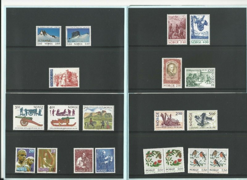 Norway 1985 Year Set MNH