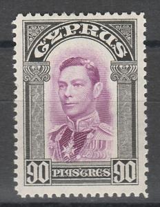 CYPRUS 1938 KGVI 90PI