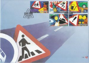 South Africa 2004 Drive Alive Safety Road Awareness Road Signboard (stamp FDC)