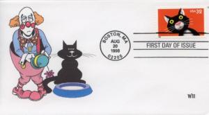 1998 Cat - Bright Eyes (Scott 3232) WII  FDC