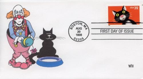1998 Cat - Bright Eyes (Scott 3232) WII  FDC