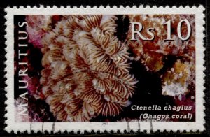 Mauritius #1037 Corals Used CV$1.10